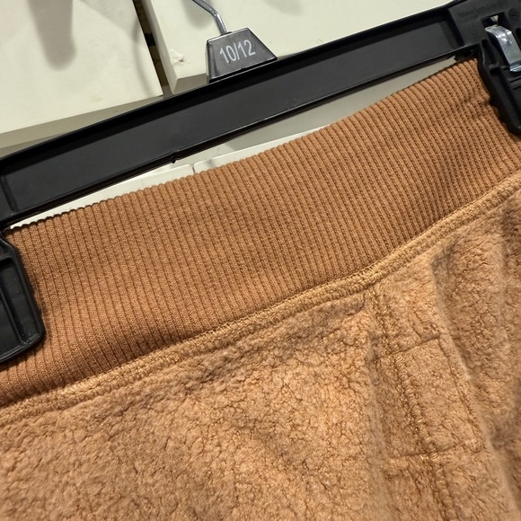 Aerie Sherpa Fleece Corset Zip Up Jogger Pants - Picture 8 of 8